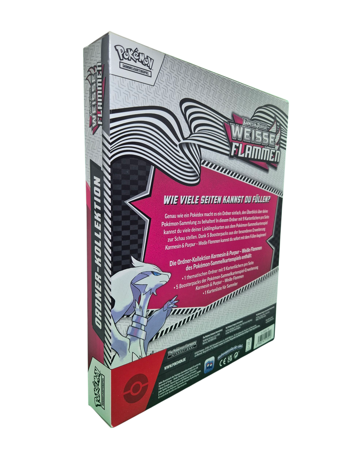 Pokémon Ordner-Kollektion – Weiße Flammen (Deutsch)