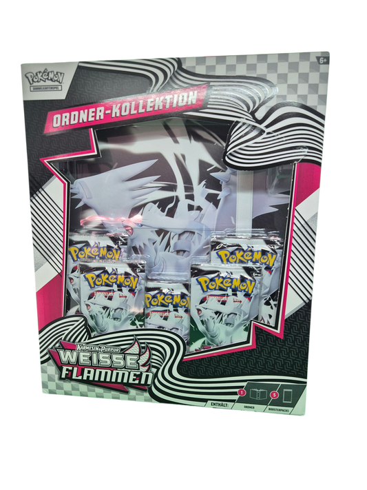 Pokémon Ordner-Kollektion – Weiße Flammen (Deutsch)