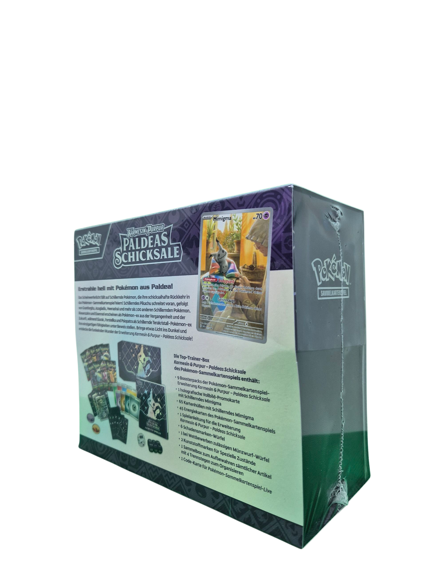 Pokémon Top-Trainer-Box - Paldeas Schicksale (Deutsch, Folie mit Riss, ungeöffnet)