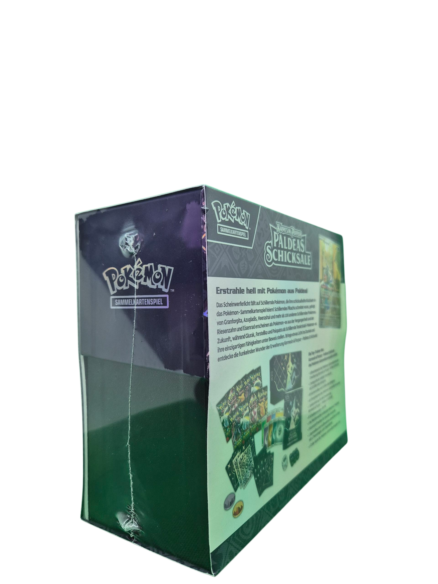 Pokémon Top-Trainer-Box - Paldeas Schicksale (Deutsch, Folie mit Riss, ungeöffnet)