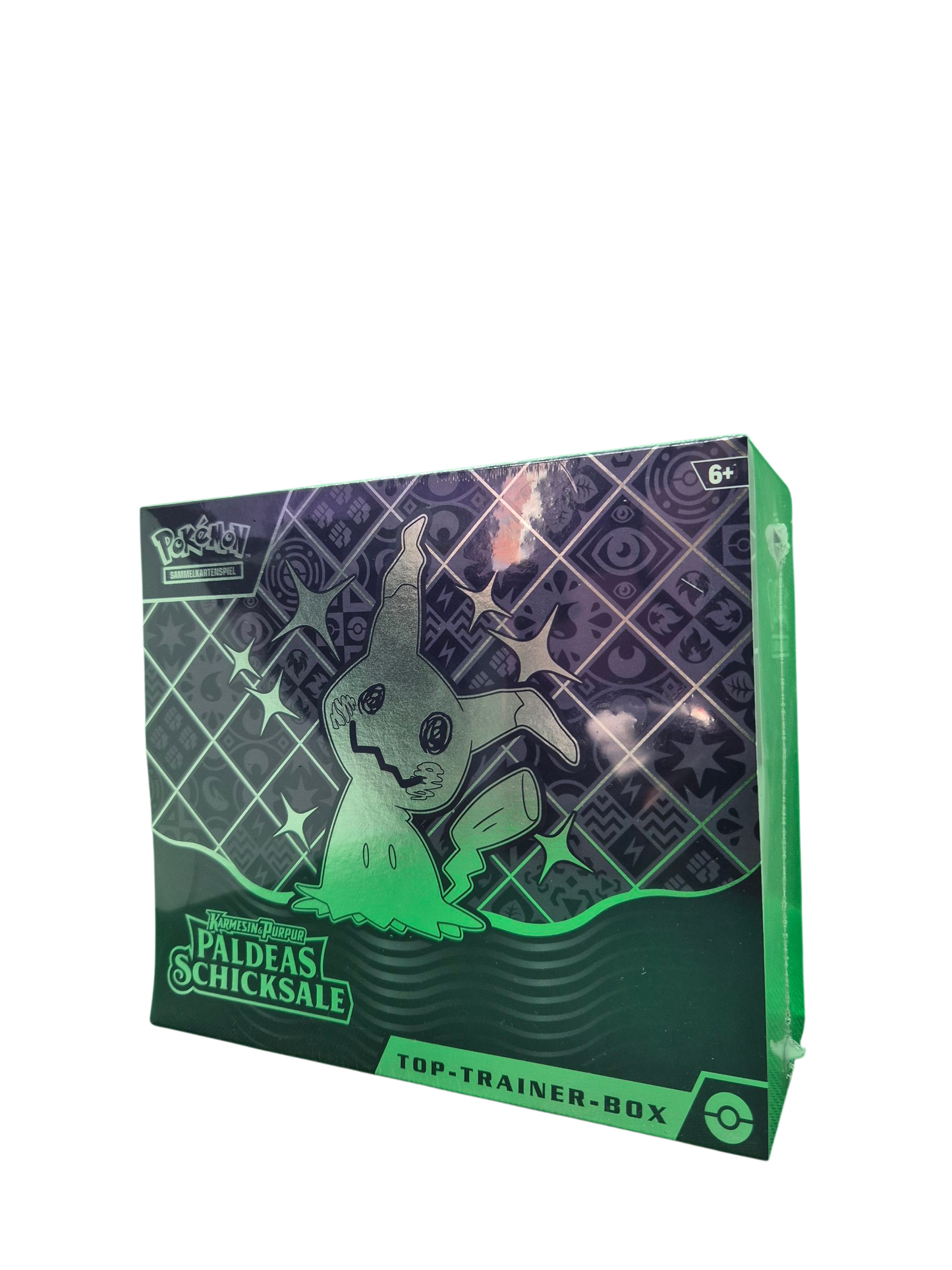 Pokémon Top-Trainer-Box - Paldeas Schicksale (Deutsch, Folie mit Riss, ungeöffnet)