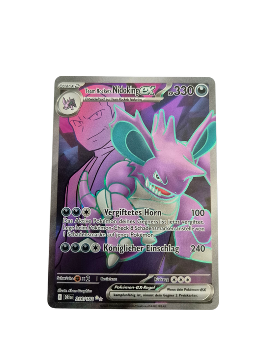 Team Rockets Nidoking EX (Full Art, Ewige Rivalen) 216/182