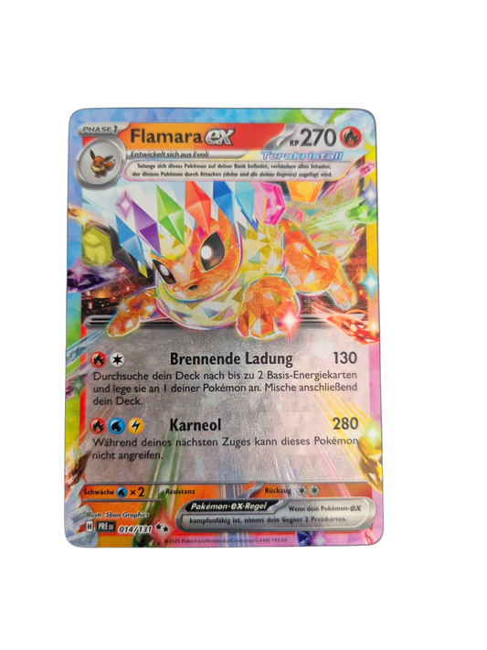 Flamara ex (Double Rare, Prismatische Entwicklungen) 014/131