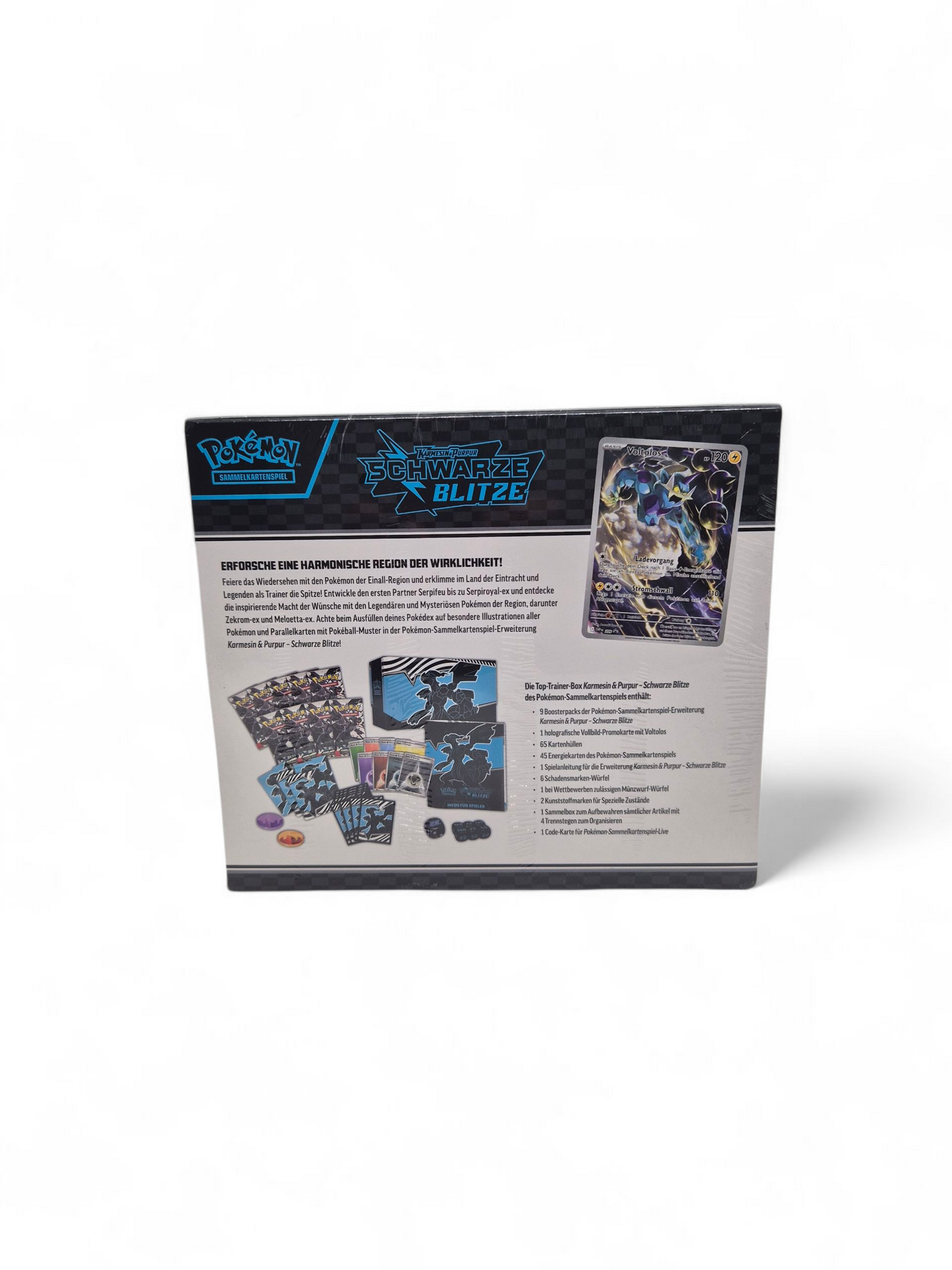 Pokémon Top-Trainer-Box „Schwarze Blitze“ (Deutsch)