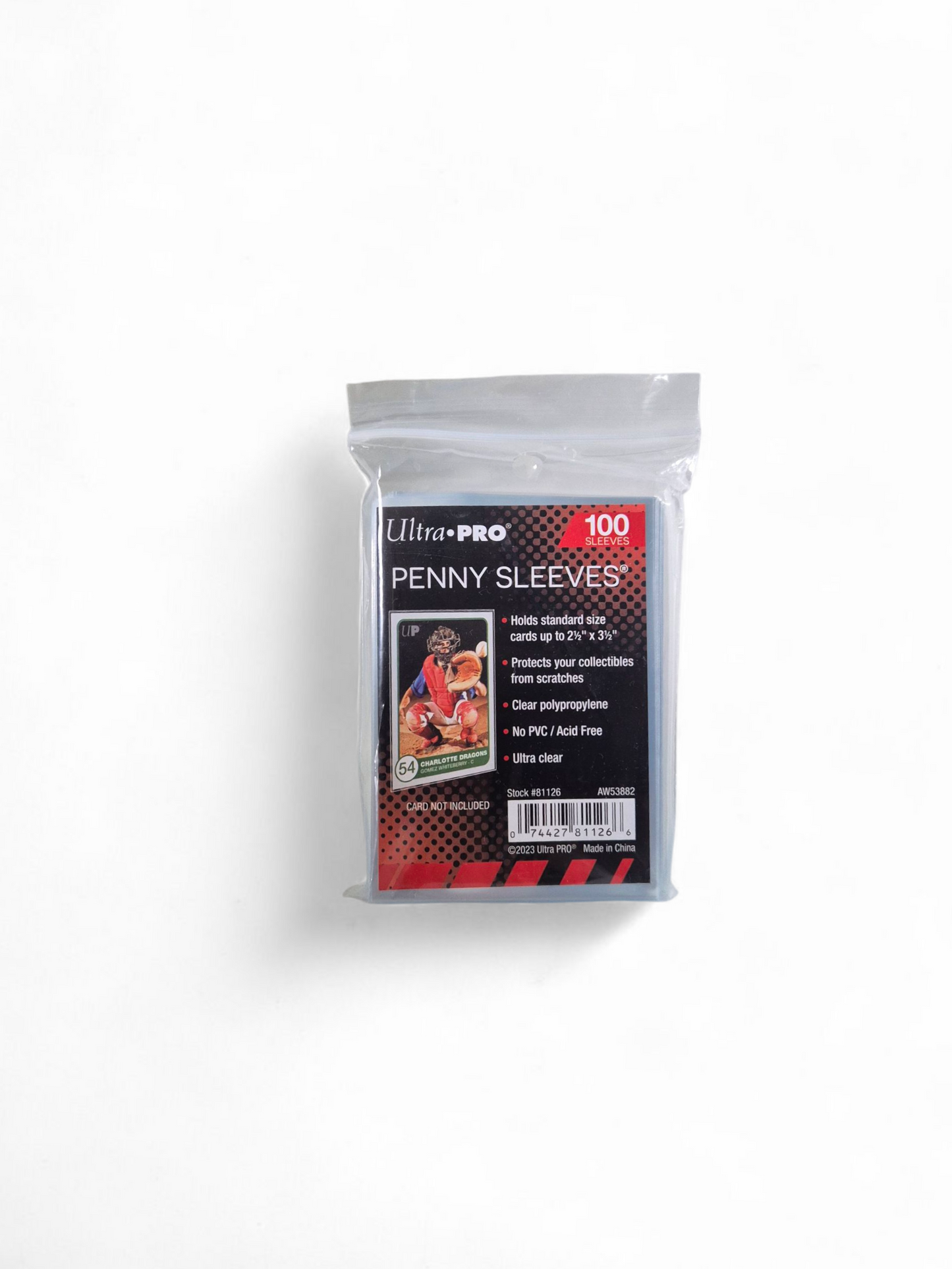 Ultra Pro Penny Sleeves – 100 Stück (klar, Standardgröße)