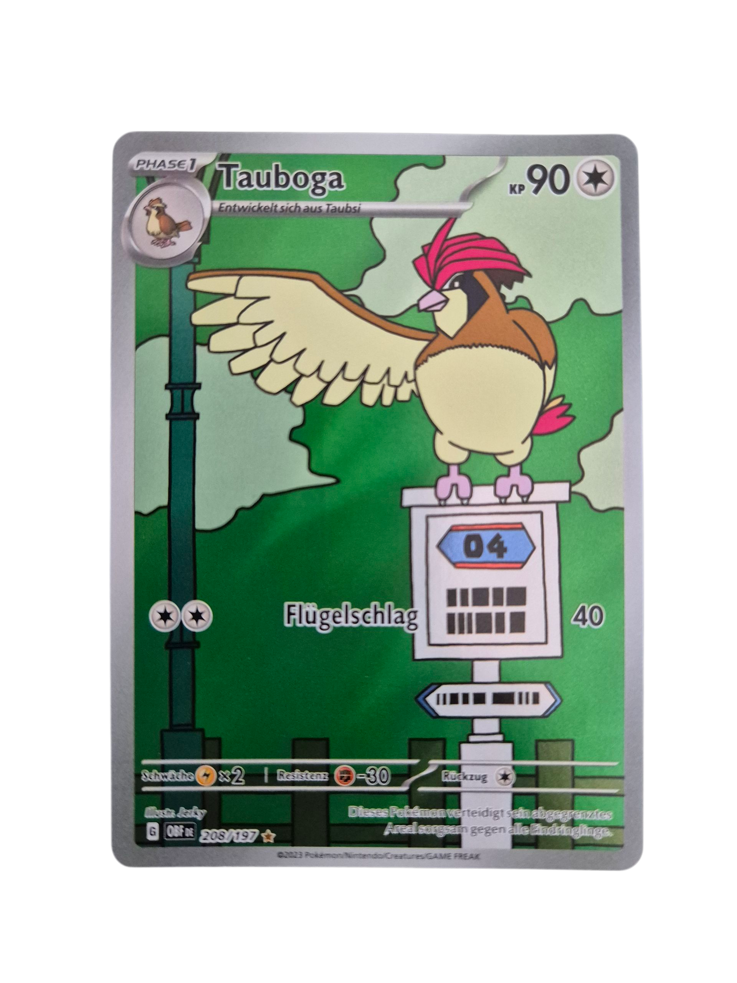 Tauboga (Illustration Rare, Obsidianflammen) 208/197