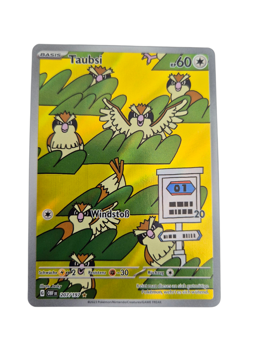 Taubsi (Illustration Rare, Obsidianflammen) 207/197