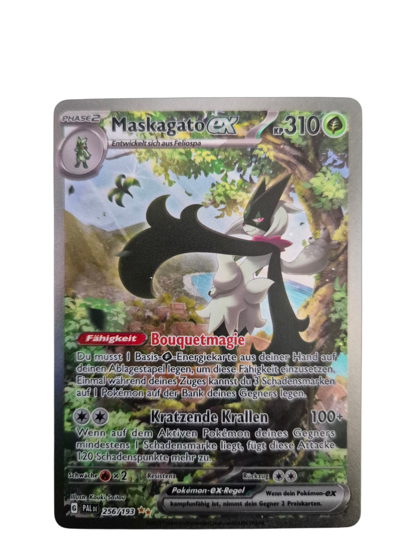 Maskagato ex (Special Illustration Rare, Entwicklungen in Paldea) 256/193