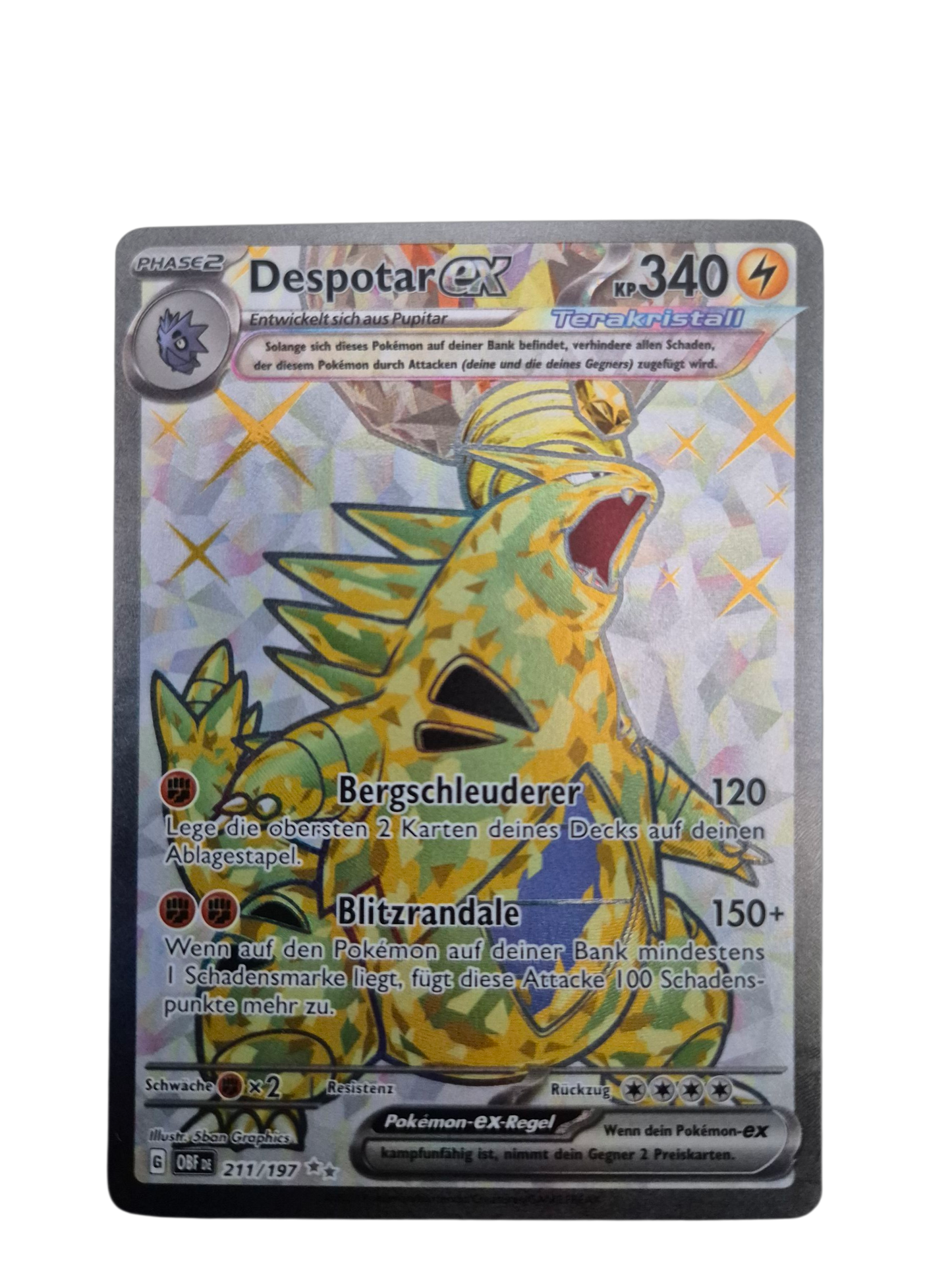 Despotar ex (Ultra Rare, Obsidianflammen) 211/197