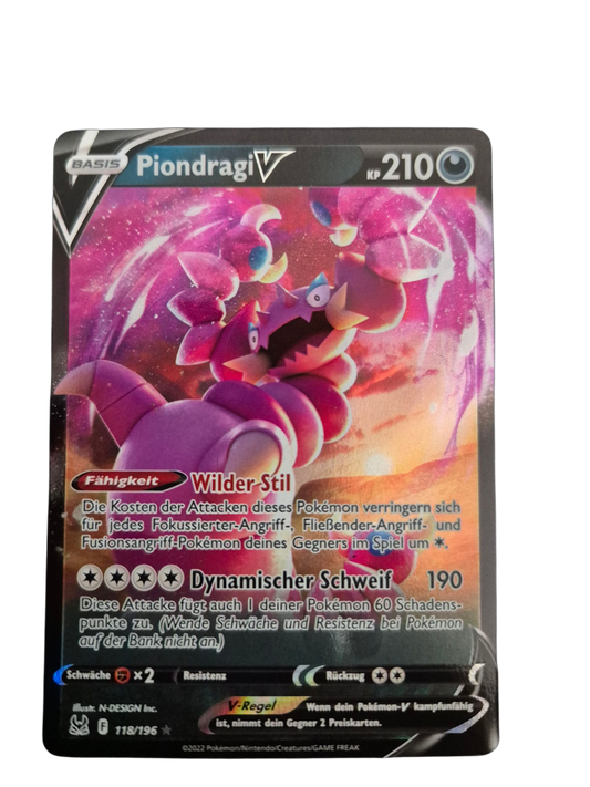 Piondragi V (Holofoil Rare, Verlorener Ursprung) 118/196