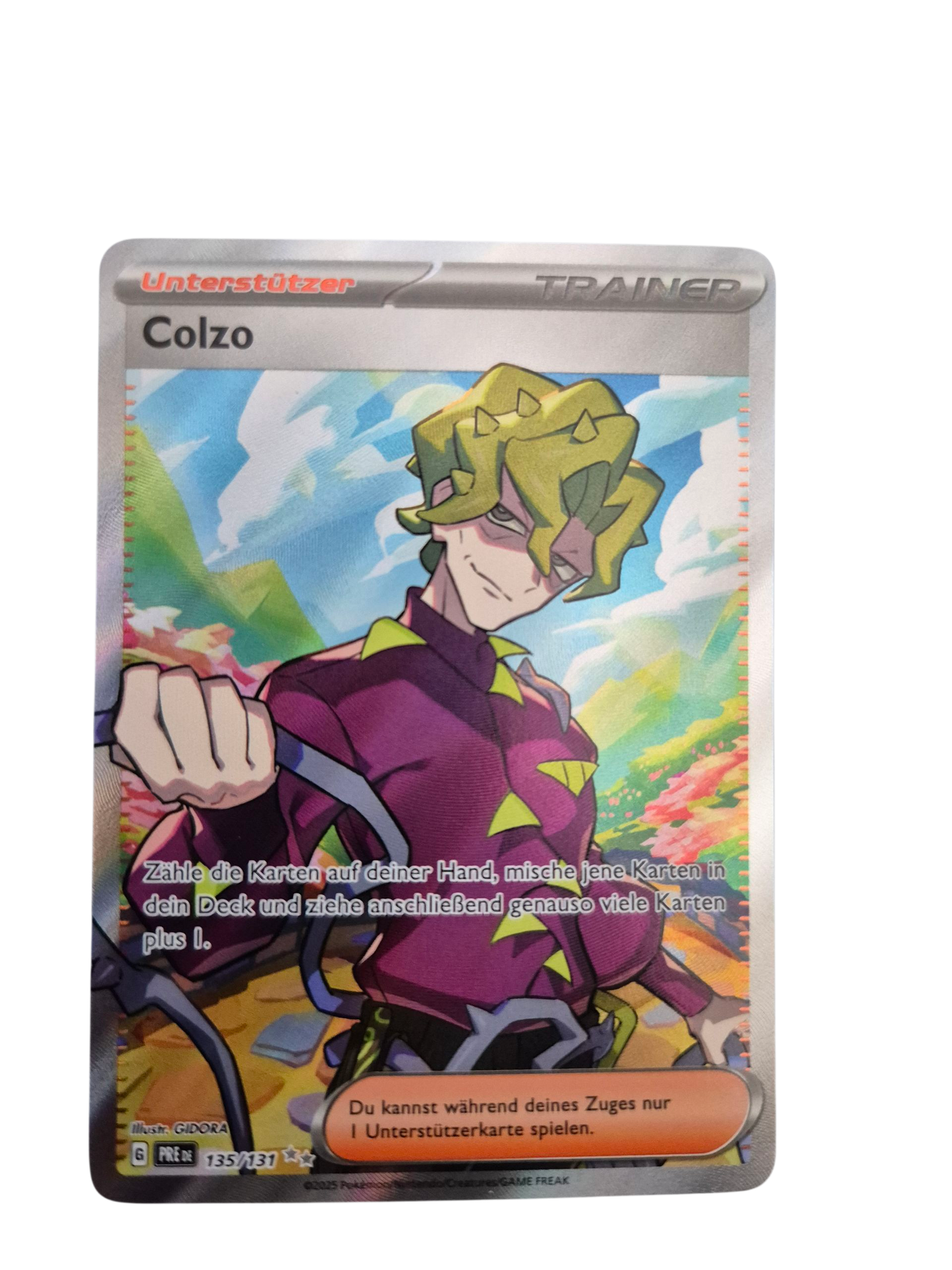 Colzo (Trainer Full Art, Prismatische Entwicklungen) 135/131