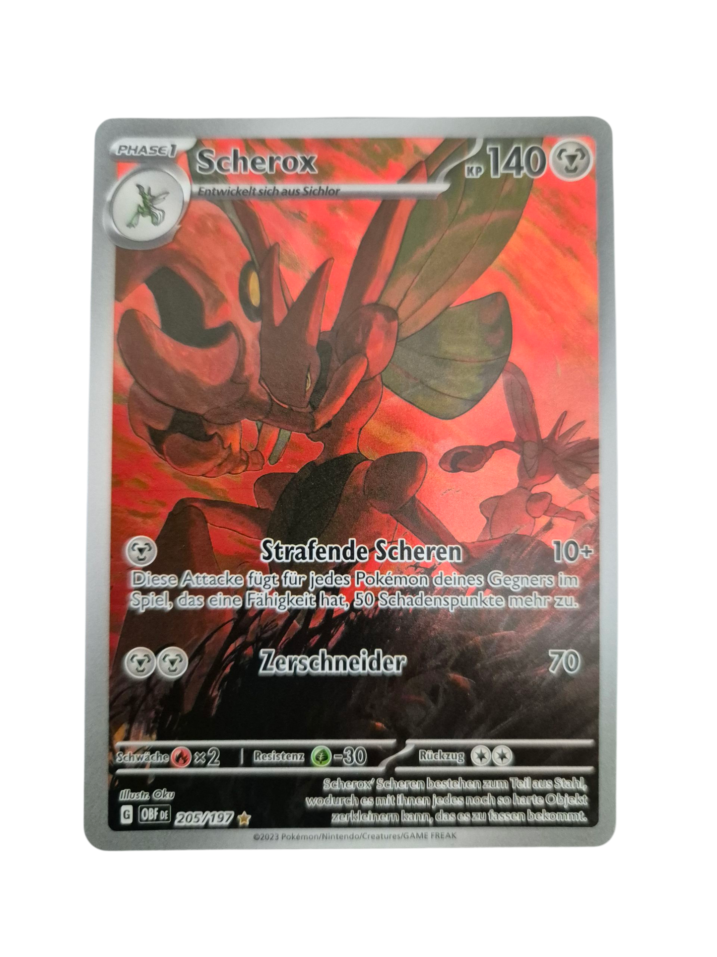 Scherox (Illustration Rare, Obsidianflammen) 205/197