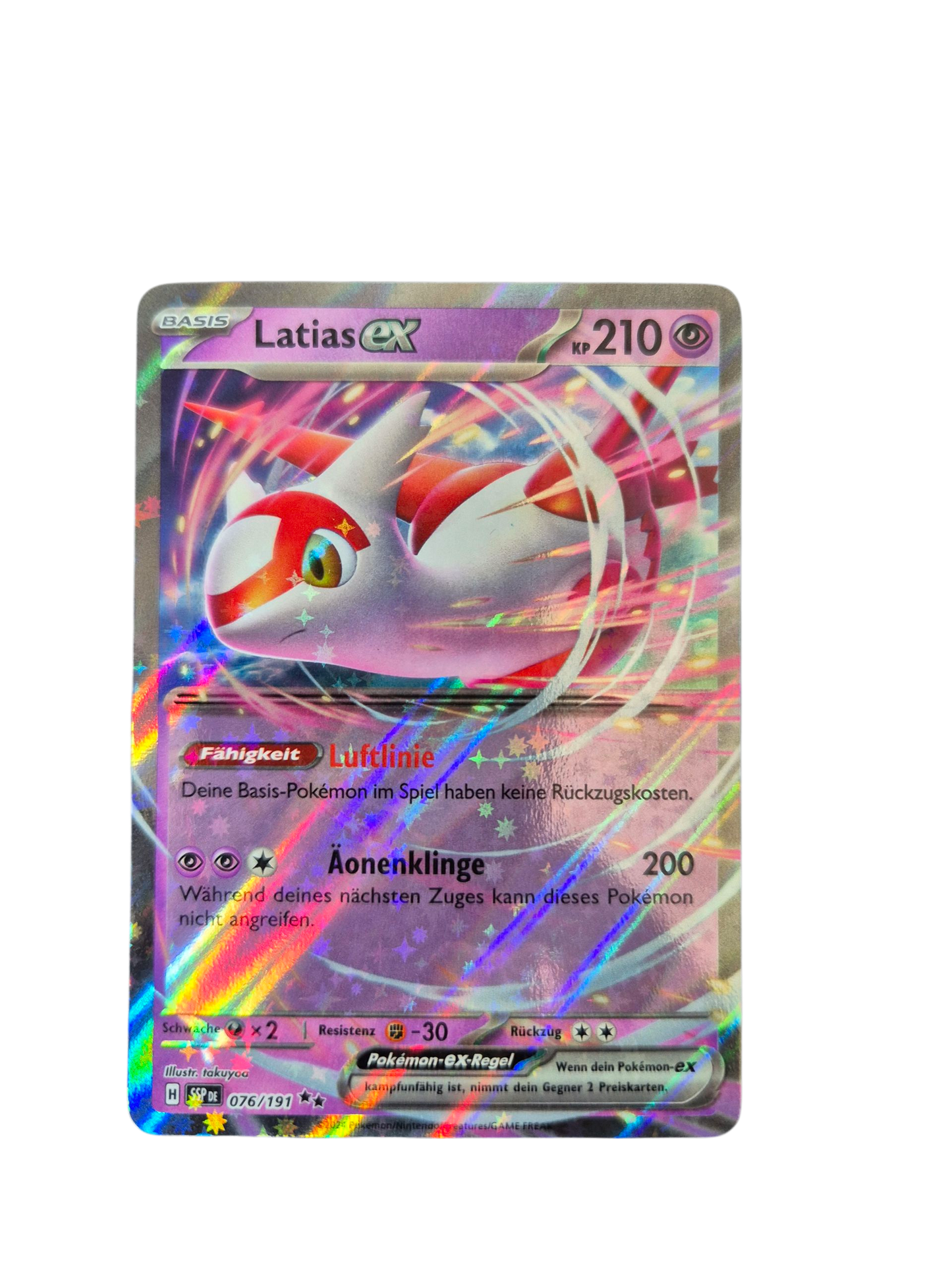 Latias ex (Double Rare, Stürmische Funken) 076/191