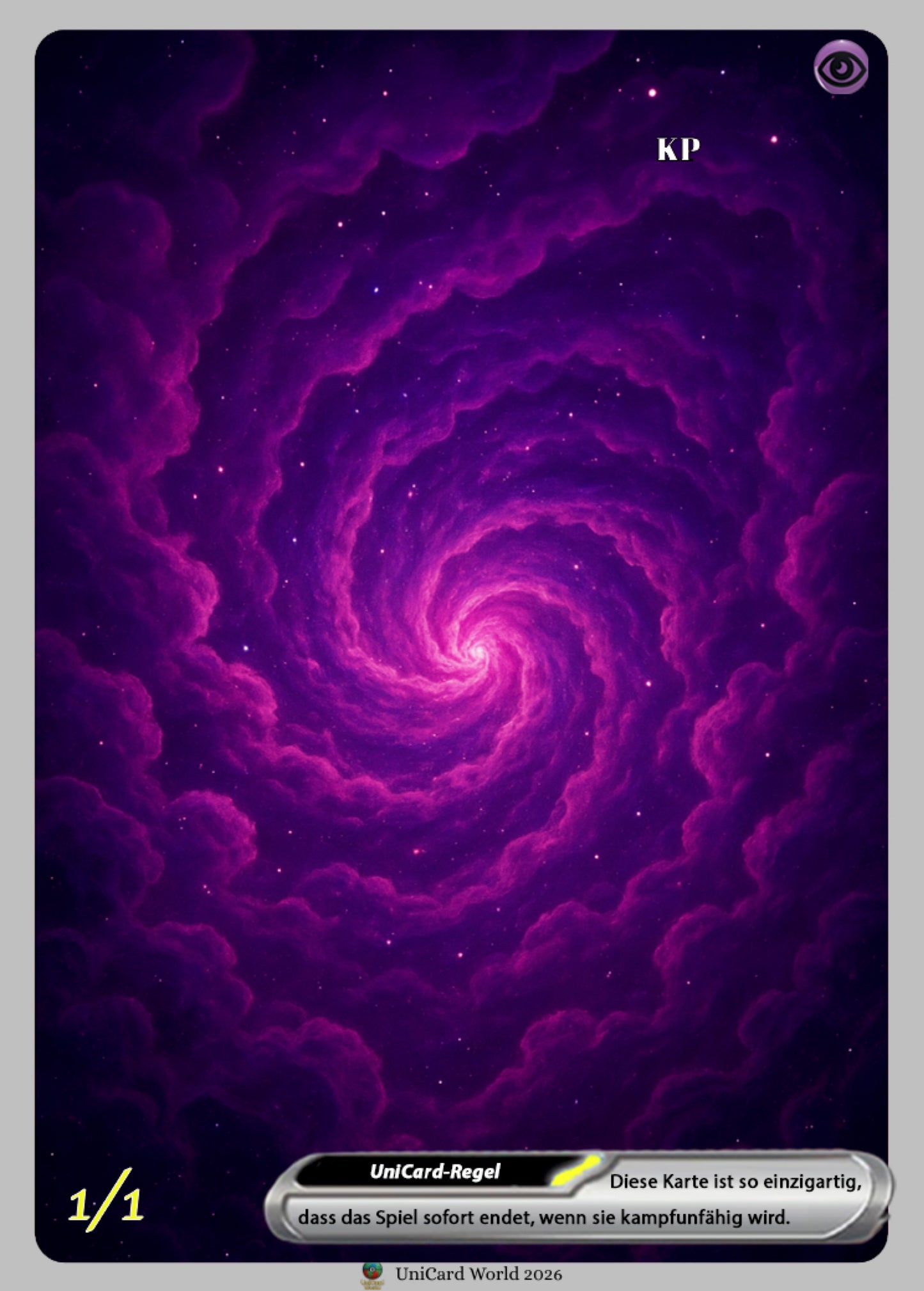 Unicard Fullart mit Holo-Effekt